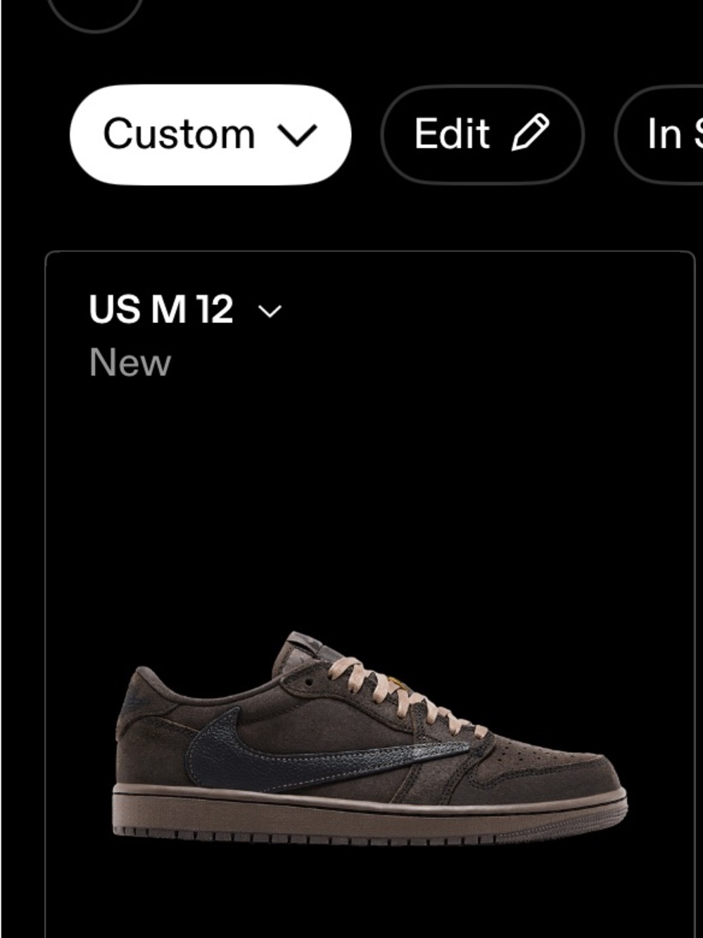Travis Scott x Air Jordan 1 Retro Low OG SP "Velvet Brown"